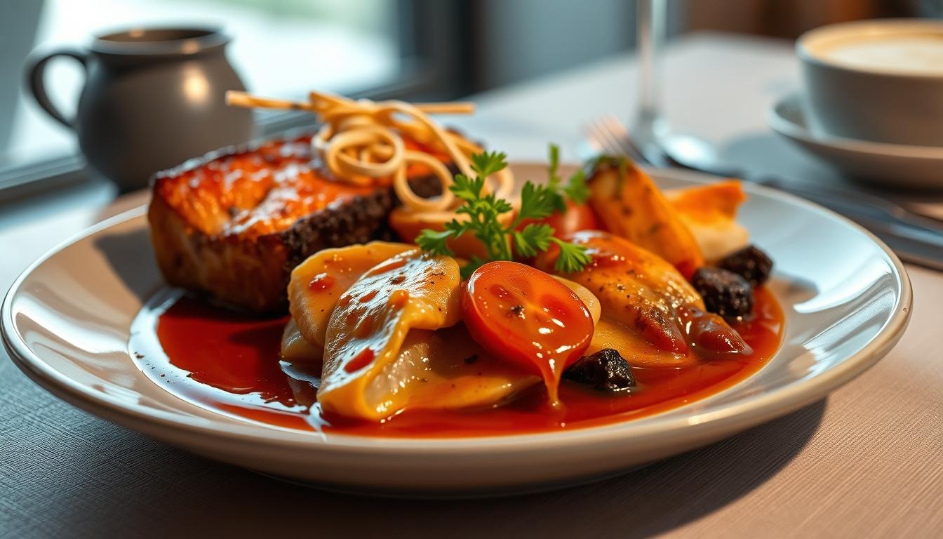 Quick weeknight dinner prepared in a home kitchen